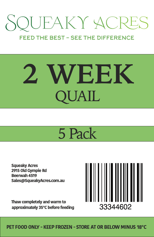 2 Week Old 61-100g 5pk