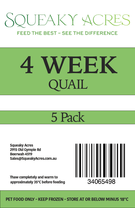 4 Week Old 151-200g 5pk