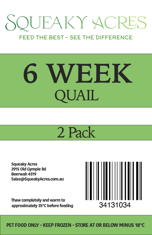 6 Week Old 201-250g 2pk