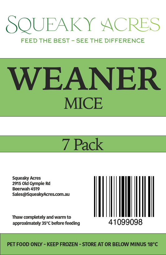 Weaners 12-19g 7pk